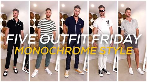 Mens Monochrome Outfit Ideas Youtube