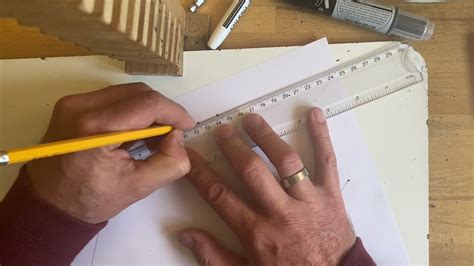 Learning To Draw Straight Lines With A Ruler Youtube