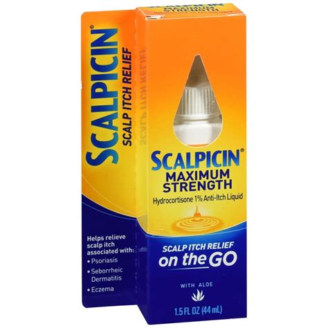 Scalpicin Max Strength Scalp Itch Treatment 15 Ounce Medcare