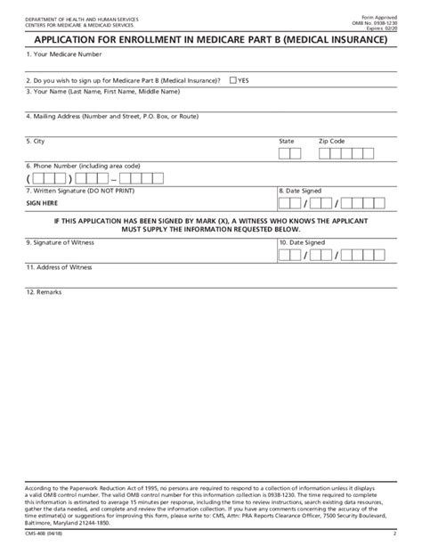 Medicare Form Cms 40b Fill Online Printable Fillable Blank Form