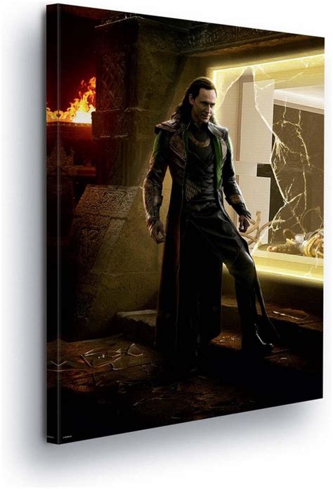 Marvel Thor Loki Canvas Print 100cm X 75cm