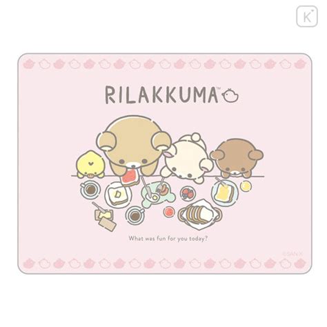 Japan San X Mouse Pad Rilakkuma Diner Kawaii Limited