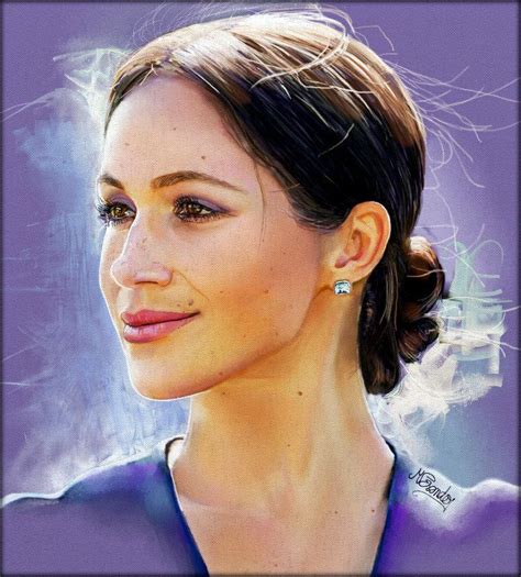 Bluezest This Is My First Commissioned Portrait Of Meghan Markle I