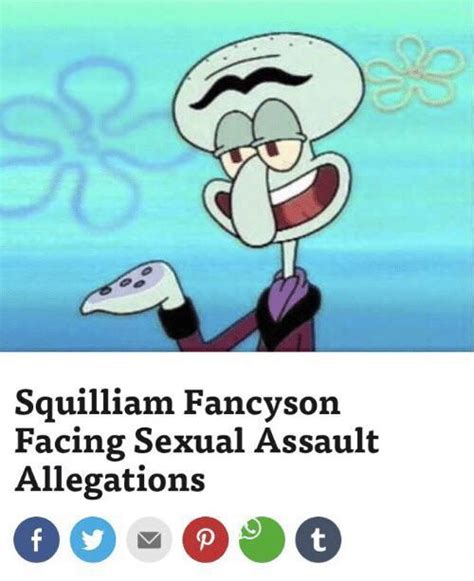 Squilliam EXPOSED For Sexual Assault R SpongebobMemes