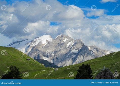 Dolomite Alps Italy Stock Image Image Of Cloud Gray 83473735