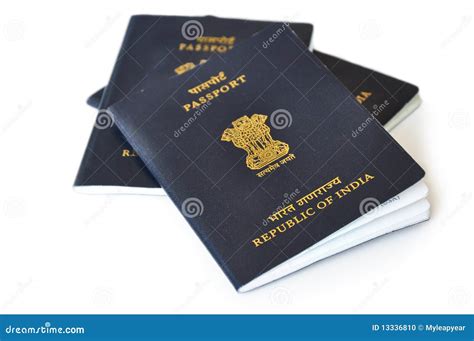 Indyjski paszport zdjęcie stock Obraz złożonej z cytrynian 13336810