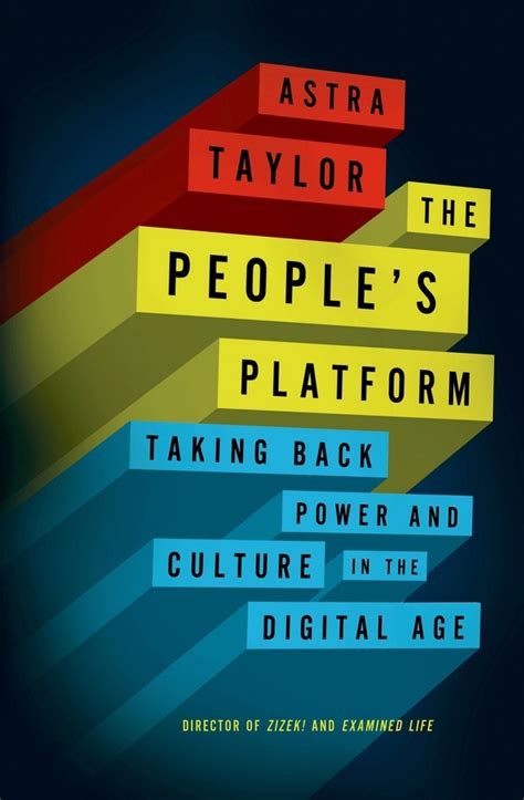Atg Book Of The Week The Peoples Platform Taking Back Power And
