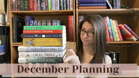 December Planning Reindeer Readathon Tbr Authortube Youtube