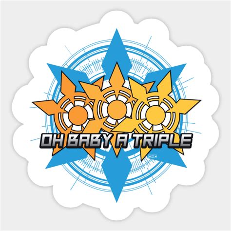 Triple Critical Cardfight Vanguard Sticker Teepublic