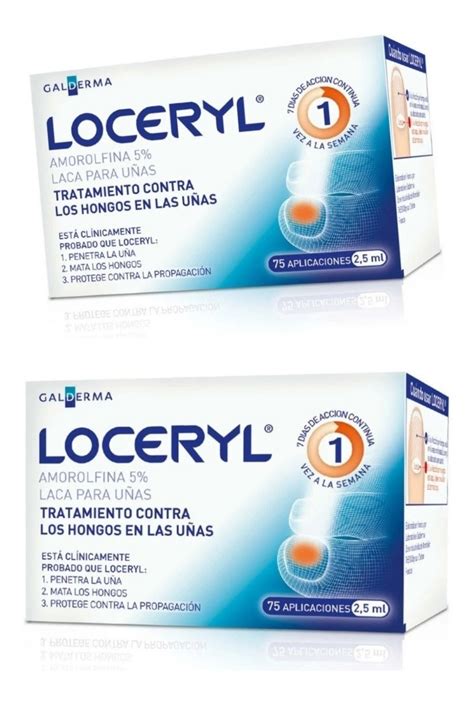Loceryl 5 Pack X 2 Tratamiento Hongos Uñas Laca Amorolfina Cuotas