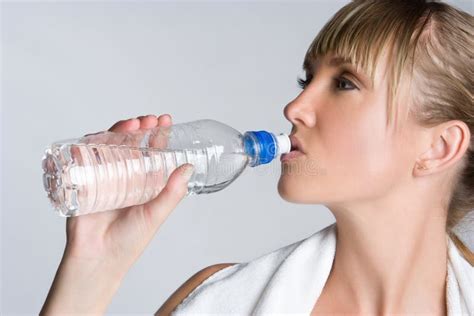 Girl Drinking Water Stock Photos Image 11853753