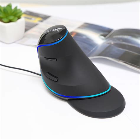 Ergonomics Vertical Gaming Mouse 6 Buttons 4000 Dpi Rgb Wiredwireless