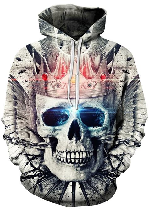 King Bling Skeleton 3d Street Wear Hoodie