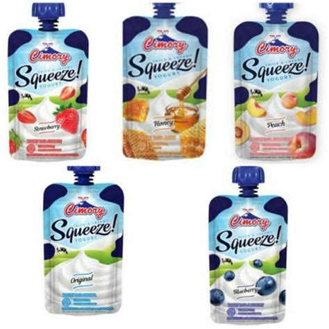 Jual Cimory Yoghurt Squeeze 120 Ml Rasa Strawberry Original Bluberry