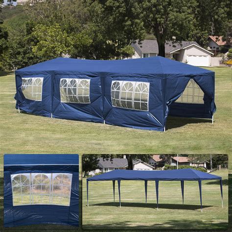 Naturehike outdoor picnic party gazebo tent canopy large family camping tents. 10 x 30 Blue Party Tent Canopy Gazebo