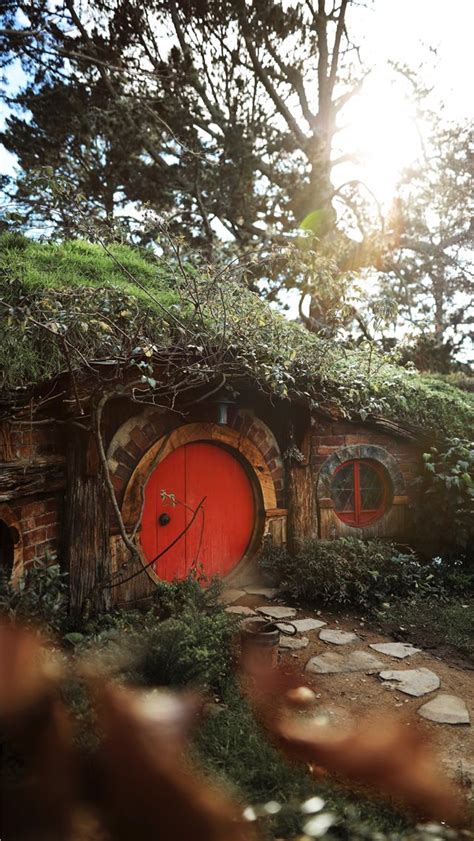 Hobbiton Movie Set Matamata New Zealand Iphone Wallpapers Free Download