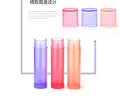 5g Round Cute Colorful Clear Lip Balm Containers With Custom Logo Printing