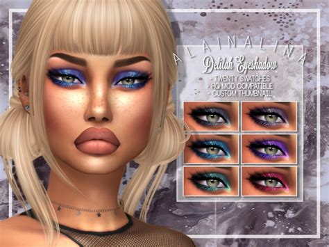 Delilah Eyeshadow At Alainalina Sims 4 Updates