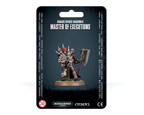 Games Workshop 40k Chaos Sp Mar Master Of Executions Gaw43 44 Hobbytown