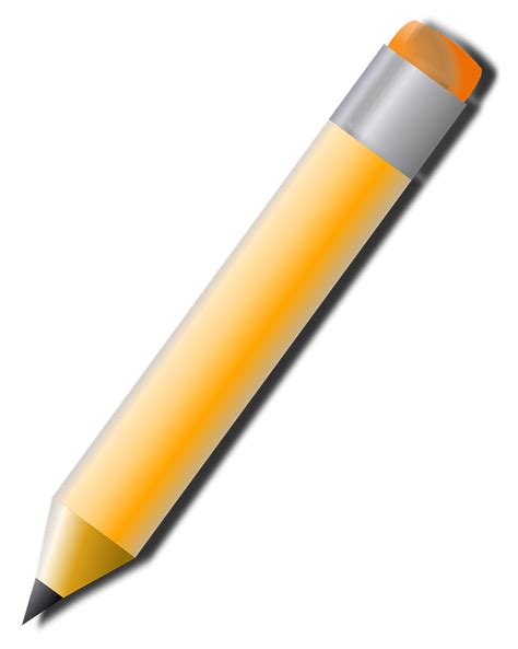 Yellow Pencil Clipart Free Download Transparent Png Creazilla