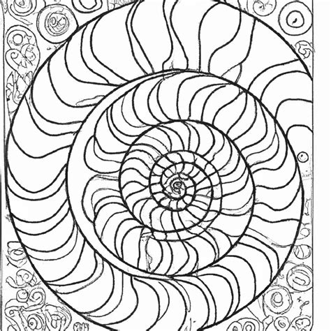 10 Desenhos De Espiral Para Imprimir E Colorir