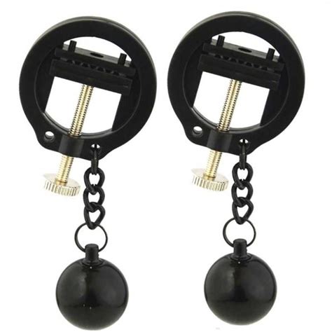 Weighted Orb Nipple Clamps