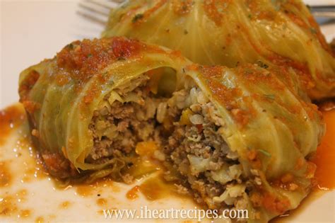 Easy Baked Stuffed Cabbage Rolls | I Heart Recipes