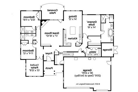 Guests naturally congregate in this centralized area, while bedrooms maintain comfortable levels of privacy. 24 Amazing One Floor Cottage House Plans - House Plans