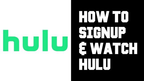 How To Sign Up For Hulu How To Watch Hulu Hulu How To Signup