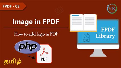 How To Add Image In Fpdf In Tamil Part 3 Youtube