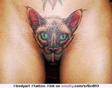 Pussy Cat Tattoo An Image By Ilovehairypuss Fantasti Cc Tattoo Ink Inked Tattoos Labia
