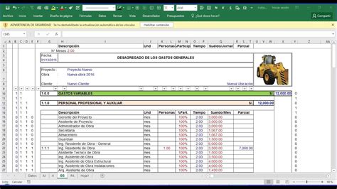 Plantilla Excel Presupuesto De Obra Descarga Gratis I Vrogue Co