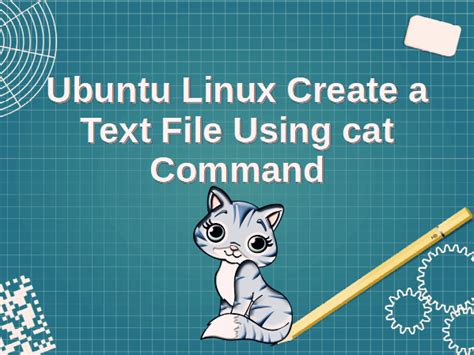 Ubuntu Linux Create A Text File Using Cat Command Nixcraft