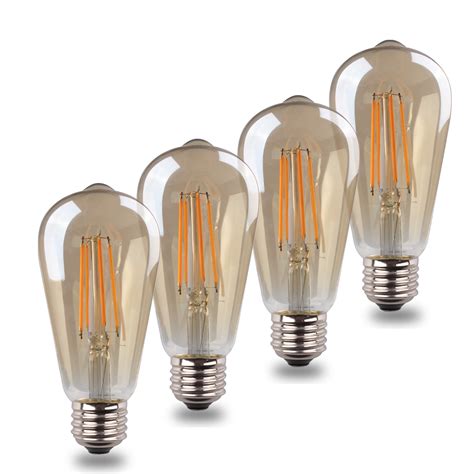 Vintage Led Edison Bulbs 5w Equivalent 40w Soft White Brightness