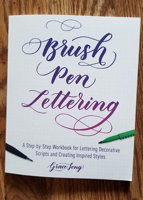 Brush Pen Lettering- The Art of Drawing Fancy Letters Rural Mom