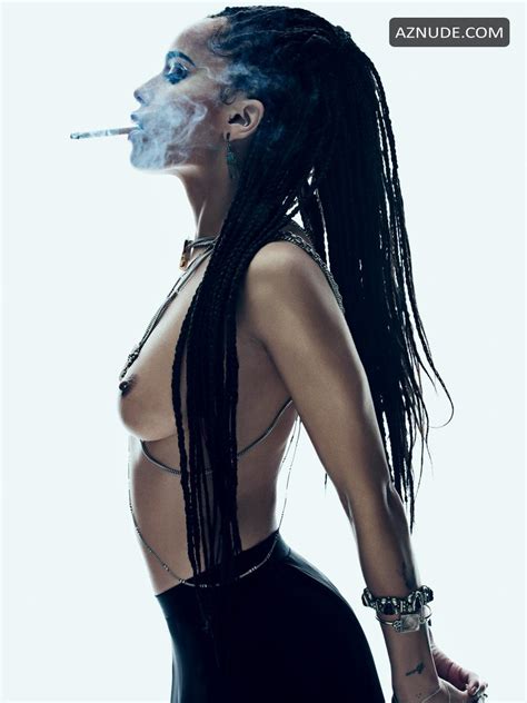 zoe kravitz topless from flaunt magazine by zackery michael aznude