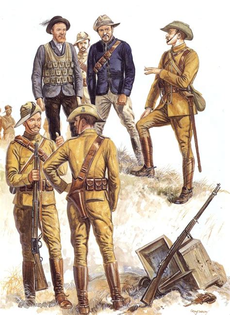 Boer War Uniforms Staatsartillerie The Transvaal Police Fought In A