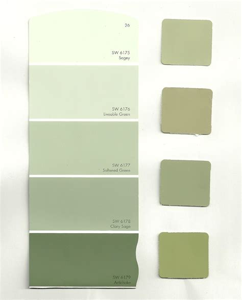 Shades Of Green Of Green We Are Considering For The Exterior Hardie