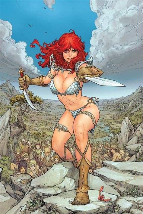 Pin By Greg Hersom On Comics And Super Heroes Red Sonja Comic Art