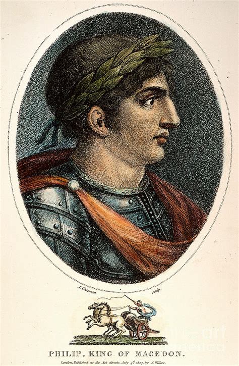 He had many wives, although the exact number is disputed. Philip II Of Macedon Photograph by Granger