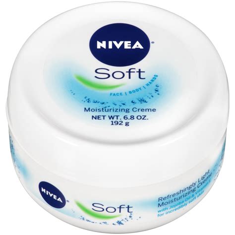 NIVEA Soft Moisturizing Crème Body, Face and Hand Cream, Use After Hand ...
