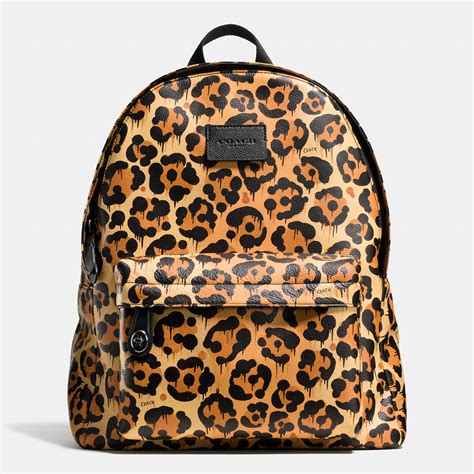 Coach Campus Backpack In Wild Beast Print Leather For Men Lyst