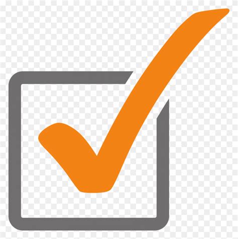 Download Orange Check Box Clipart Check Mark Computer Icons Clip Tick