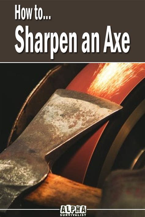 First, find a smooth and flat stone. How to Sharpen an Axe | Survival hatchet, Axe, Axe handle