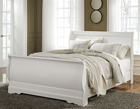 Anarasia White Full Sleigh Bed From Ashley Coleman Furniture