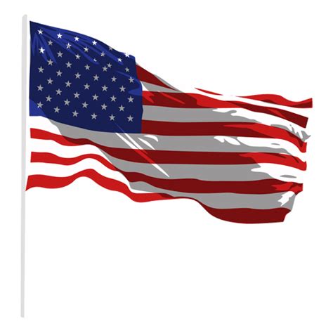 United States Waving Flag Transparent Png And Svg Vector File