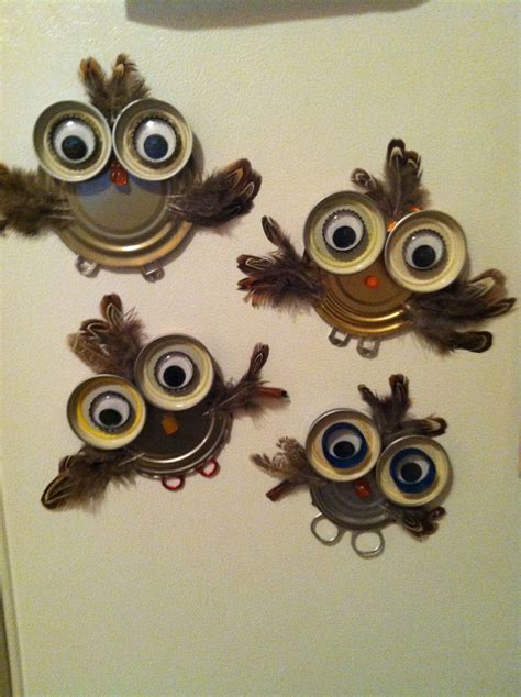 Pin By Abby Gregorich On Created By Me Owl Crafts Bottle Cap