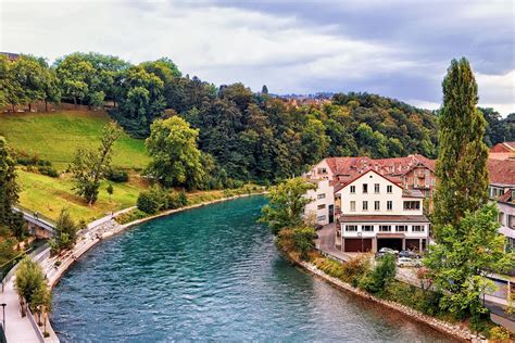 Keindahan Sungai Aare Swiss Switzerland