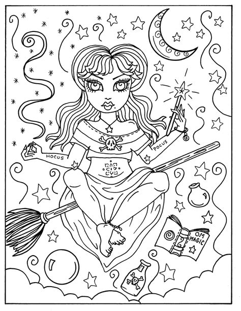 This Hocus Pocus Coloring Page Will Put A Spell On You Sketch Coloring Page