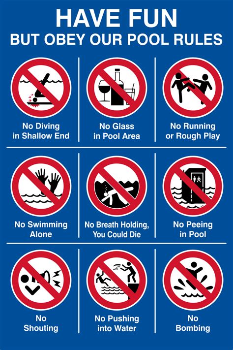 Swimming Pool Safety Signs Ubicaciondepersonascdmxgobmx